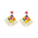 Fields of Blooms Beaded Earrings