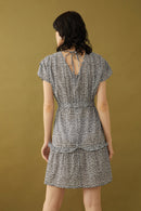 Tangina Tiered Sleeve Drop  Dress