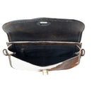 Angus Ridge Leather & Hairon Bag in Light Hair-on Hide