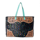 Galaxy Fire Weekender Hand-Tooled Bag