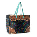 Galaxy Fire Weekender Hand-Tooled Bag