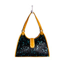 Skyviews Hairon & Leather Bag in Yellow