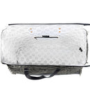 Myra Carmela Printed Canvas Weekender Bag â€“ Leather Handles with Buckle Strap, Spacious Travel Tote for Western Getaways