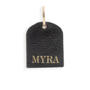 Peeking Bloom Hand-tooled Leather Key Fob