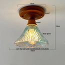 DecorBites™ Glass Copper LED Ceiling Lamp Modern Style for Home Decor and Restaurant