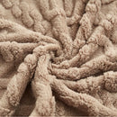 DecorBites™ Cozy Jacquard Plush Blanket: Soft Winter Sofa Throw, Office Travel Nap Shawl