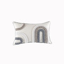 DecorBites™ Geometric Embroidery Cushion Cover with Tassel, Home Decor Pillowcase, Various Sizes