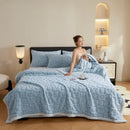 DecorBites™ Cozy Lamb Wool Blanket: Double-Sided, Thick Coral Fleece, Skin-Friendly & Warm