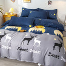 DecorBites™ Lattice Plant Geometric Pattern Bedding Set with Sheet Pillows