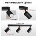 DecorBites™ LED Adjustable Spotlights for Bedroom, Corridor, Shop - GU10 Bulb Replacement Lighting