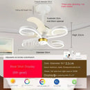 DecorBites™ Cream Bedroom Ceiling Fan Light with Remote Control, Elegant Bedroom Lamp Fixtures