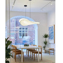 DecorBites™ Japanese Wabi-Sabi Minimalist Bedroom Chandelier - White Art Tea Room Lighting