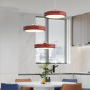 DecorBites™ Circular Modern Chandelier Pendant Light Dimmable Indoor Lamp for Dining & Kitchen Island