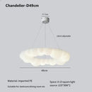 DecorBites™ Cloud Pendant LED Chandelier for Living Dining Bedroom Ceiling Lamps