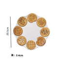DecorBites™ Creative Biscuit Ceramic Tableware Set for Snacks, Desserts, and Coffee