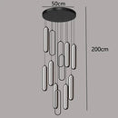 DecorBites™ LED Pendant Chandeliers for Living Room Staircase Indoor Lighting