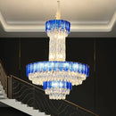 DecorBites™ Crystal Chandelier: Postmodern Multi-layer Luxury for Villa, Hotel Lobby, and Living Room