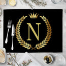DecorBites™ Kitchen Table Mats Set of 4, 42*32cm, Cotton Linen Coasters for Dining Home Decor