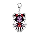 Game Undertale Pixel Keychain Cosplay Sans Flowey Papyrus Asriel Pendant Car Key Chain Bag Accessories Children Birthday Gifts