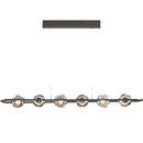 DecorBites™ Glass LED Chandelier Pendant Light for Home Bedroom Foyer Lighting