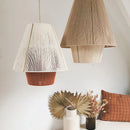 DecorBites™ Hemp Rope Rattan Weave Chandelier LED Pendant Lights for Home Decor & Dining