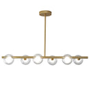 DecorBites™ Glass Ball Pendant Chandeliers - Modern LED Hanging Lights for Home Decor