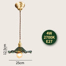 DecorBites™ Glass Lamp LED Pendant Light Fixture with Copper Socket for Nordic Modern Home Decor