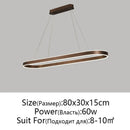 DecorBites™ LED Aluminum Ceiling Chandelier for Kitchen Living Room Modern Nordic Design