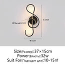 DecorBites™ LED Wall Lamps Modern Minimalist Bedroom Living Room Lighting Black White
