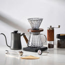 DecorBites™ Hand Punch Coffee Pot Gooseneck Spout Kettle Long Mouth Maker