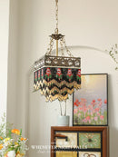 DecorBites™ French Brass Crystal Ceiling Chandelier | Classic European Hanging Lamps