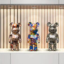 DecorBites™ Graffiti Bear 27cm Figurine | Modern Home Decor Statue & Money Jar