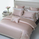 DecorBites™ Cotton Flowers Embroidery Bedding Set with Soft Silky Finish