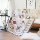 DecorBites™ Double-sided Ethnic Tapestry Sofa Blanket
