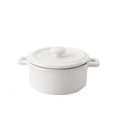 DecorBites™ Ceramic Mini Soup and Dessert Bowl with Cover - Multipurpose Cookware for Baby Food, Steaming, and Stewing