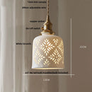 DecorBites™ Ceramic Knob Switch LED Pendant Light, Nordic Modern Hang Lamp