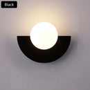 DecorBites™ Glass Ball LED Wall Lamp for Bedroom, Living Room, Study - Simple & Elegant