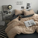 DecorBites™ Cotton Bedding Set with Comforter Cover, Sheet, and Pillowcase Set