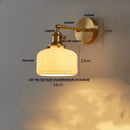 DecorBites™ Copper LED Wall Lights Ceramic Pull Chain Switch Modern Stair Light Fixtures