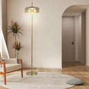 DecorBites™ Glass LED Floor Lamp Modern Luxury Home Decor Living Room Lighting