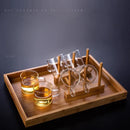 DecorBites™ Glass Tea Cup Set | Thicken Heat Resistant Kung Fu Puer Tea Cups
