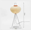DecorBites™ Japanese Rice Paper Floor Lamp by Noguchi Yong for Bedroom and Parlor Lighting
