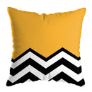 DecorBites™ Geometric Deer Print Pillowcase 45x45cm - Yellow Home Decor