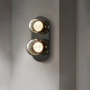 DecorBites™ Glass Ball Sconce Lamps Round Wall Decor Lights for Luxurious Room & Aisle