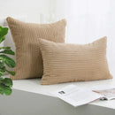 DecorBites™ Corduroy Striped Cushion Cover 30x50/40/45/50/55/60cm - Home Sofa Décor