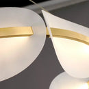 DecorBites™ Circular LED Pendant Light for Living Room Dining Kitchen Bedroom Chandelier