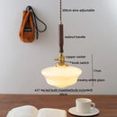 DecorBites™ Copper Walnut LED Pendant Lights, Modern Hanging Lamp for Hallway, Bedroom, Dining Room