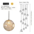 DecorBites™ Crystal Ceiling Chandelier for Modern Loft Living Room, Home, Hotel, Kitchen, Bedroom Lighting