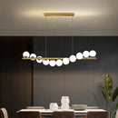 DecorBites™ Glass Ball G9 LED Ceiling Chandelier for Living Dining Kitchen Decor