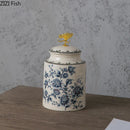 DecorBites™ Dragonfly Lid Storage Jar - Round Cosmetic Jewelry Box Candy Pot Aroma Can
